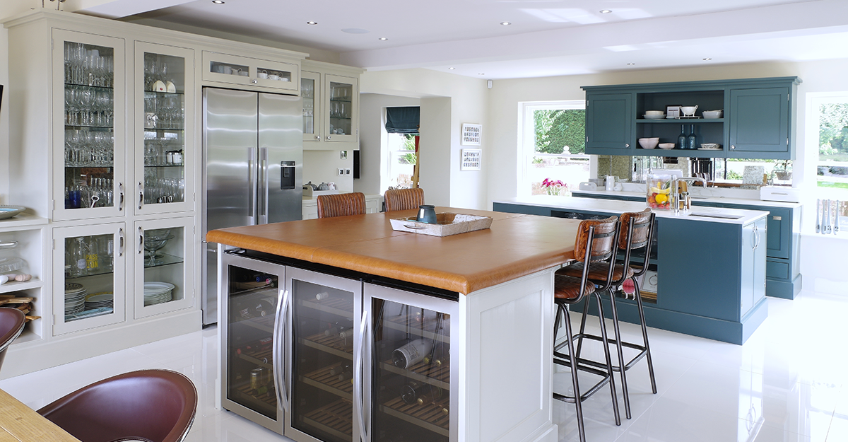 ichira blue and cornforth white kitchen maidstone